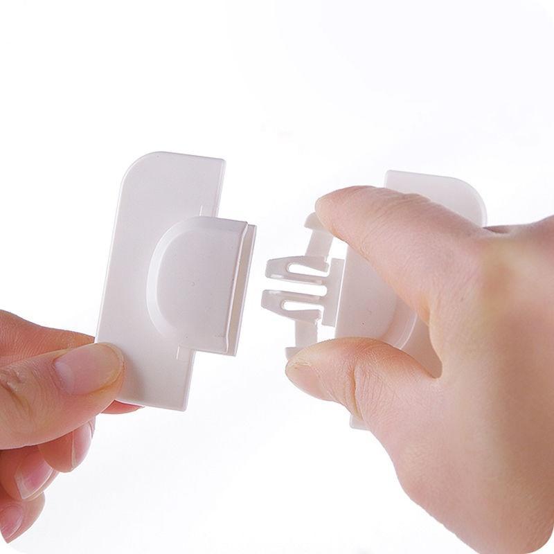 Child Safety Lock Cabinet Lock Refrigerator Freezer Door Lock Latch Catch Toddler Kids Child Cabinet Cupboard Locks Baby Safety