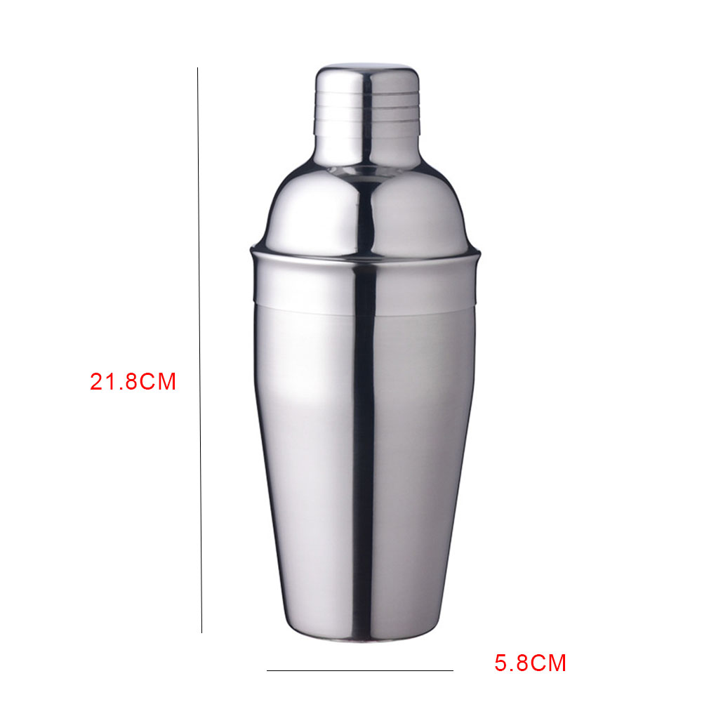 Bartenderværktøj cocktail shaker sæt bartender sæt vin målebæger klip filter rustfrit stål 1pc/9 stk.: 1 stk
