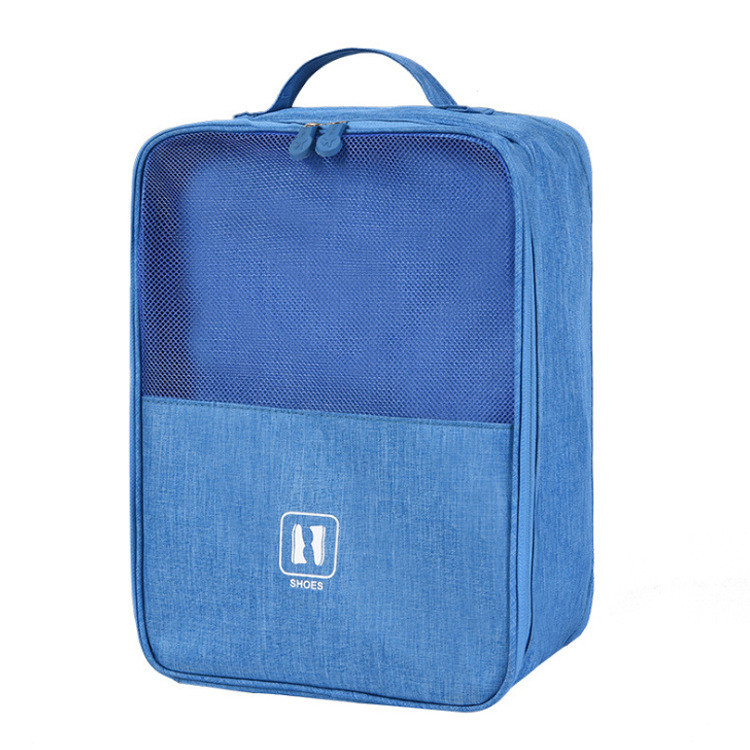 Portable Shoe Bag Travel Storage Pouch Organizers Luggage Clothes Makeup Storage Suitcases Travel Shoe Storage Bag Sorting Pouch: Brown
