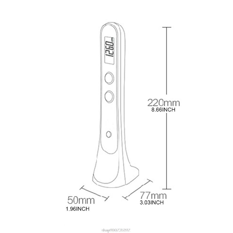 Digital ultralydsmåling lineal håndholdt præcisions højdemåler barn voksen højde hurtigt måleenhed  s23 20