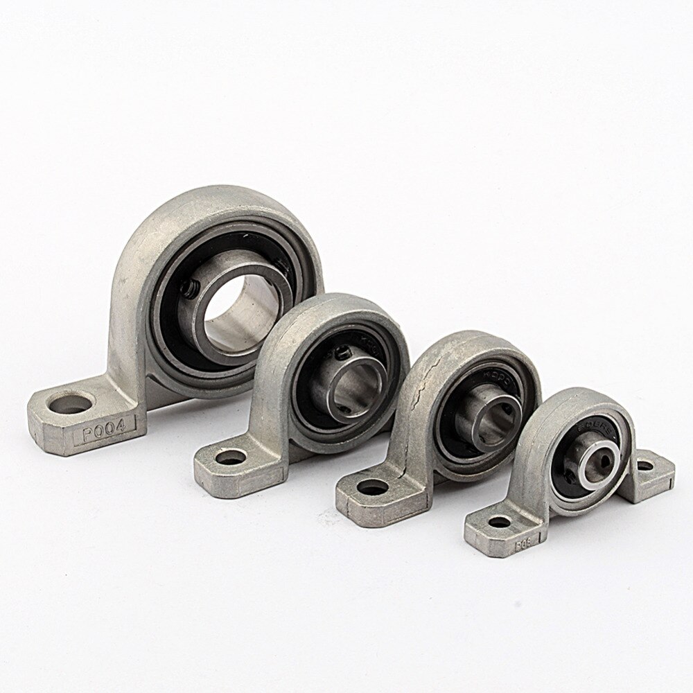 1Pcs Bore Ball Bearing Pillow Block Mounted Support Caliber Zinc Alloy Mounted Ball Bearing KP08 Pillow Block 8mm/10mm/12mm/20mm