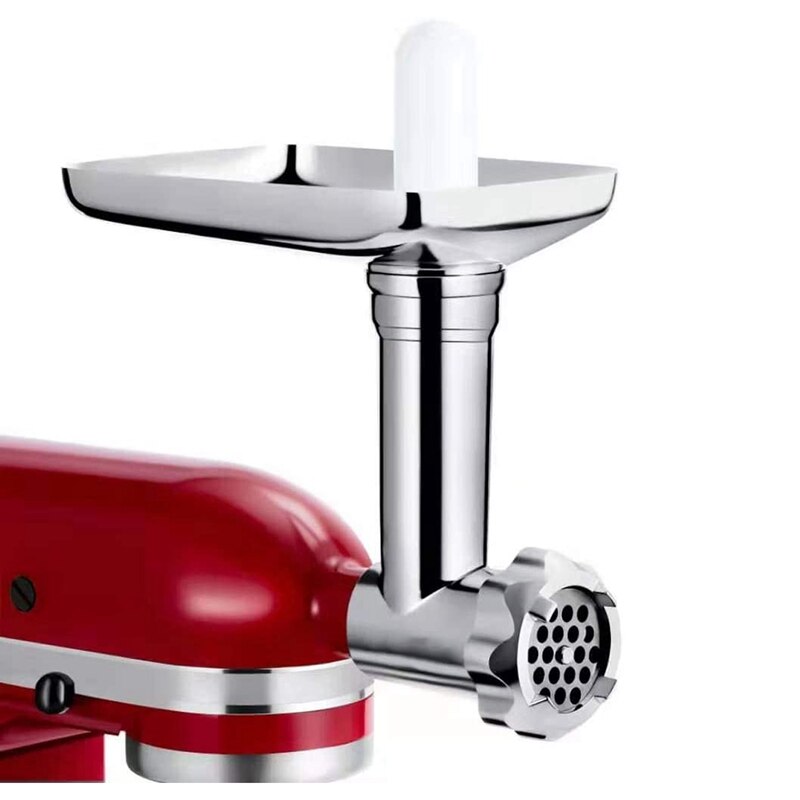 Durable Meat Grinder Accessories for KitchenAid Bench Mixers with Sausage Filling Tube/Food Processor Accessories