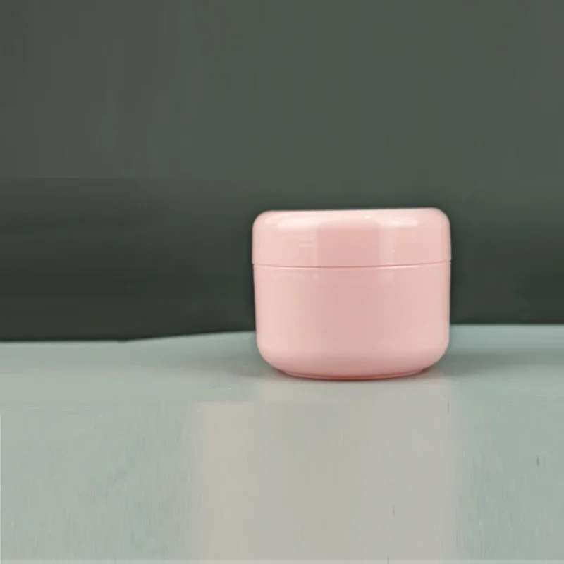 50 stuks/verpakking 10g 20g 30g 50g 100g navulbare roze plastic lege make-uppotjes/potjes/reisverpakkingen voor gezichtscrème, lotion en cosmetica: Lichtgrijs / 10ml