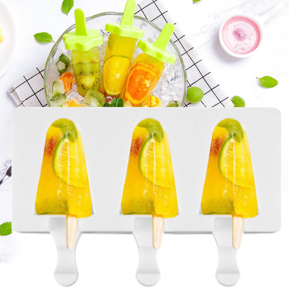 Baking Mini Ice Cream Molds,Silicone Popsicle Molds Cake,Cakesicle Mold for DIY Ice Pops,Oval,8-Cavity，4-Cavity
