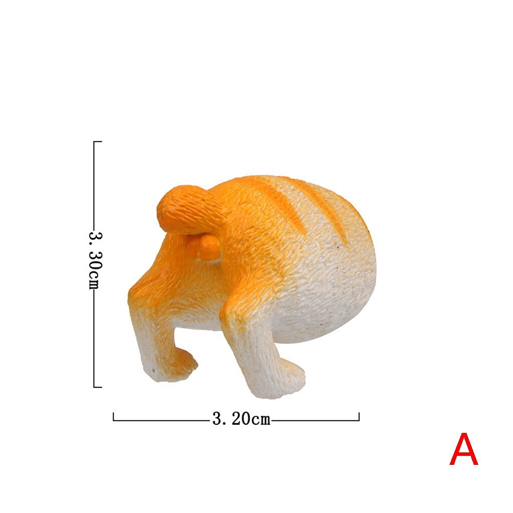 Fridge Magnet Sticker Funny Synthetic Resin Useful Key Holder Cat Ass 4 Pattern Cute Cat Ass Refrigerator Sticker: A