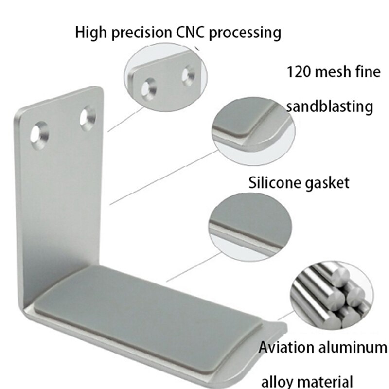 Soporte de pared para colgar auriculares, soporte de escritorio, auricular colgante, gancho de pared, accesorios