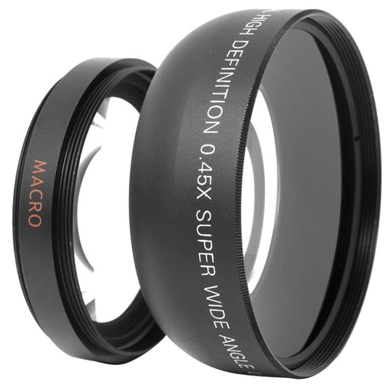 Lightdow 52MM 0.45x Wide Angle Lens + Macro Lens for Cannon D5000 D5100 D3100 D7000 D3200 D80 D90 D3200 18-55MM Camera Lens