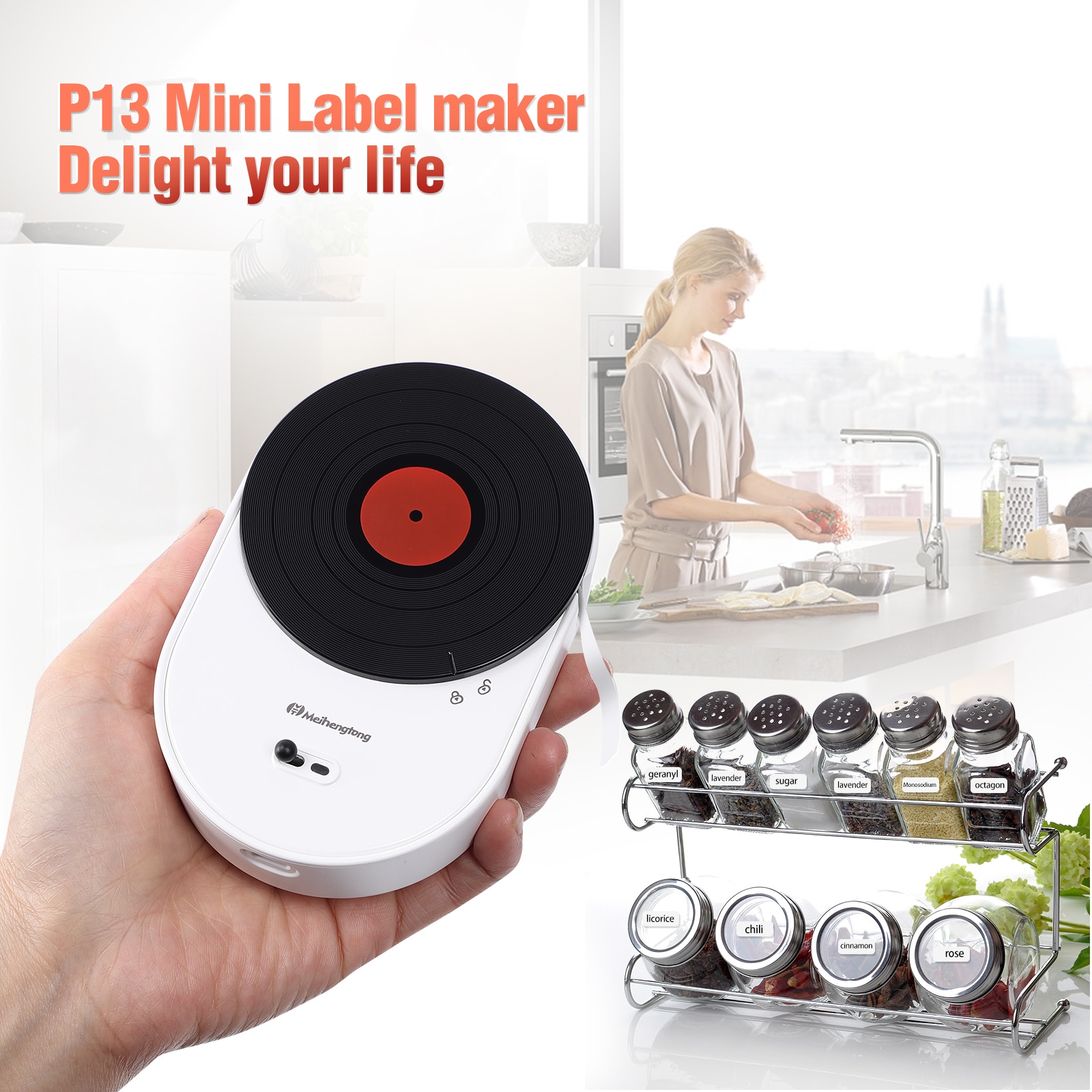 Milestone Minimalist mini Labeling Machine Sticking Labels Supermarket Items Convenient Printer To Paste Barcode classification: usb 5 roll12x40 / AU Plug