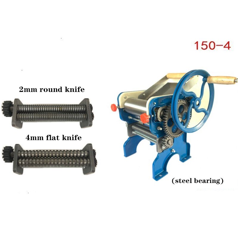 Multifunktionale Manuelle Doppelseitige Teig Kneten Maschine 150-2/150-4 Haushalts Edelstahl Teig Drücken Maschine