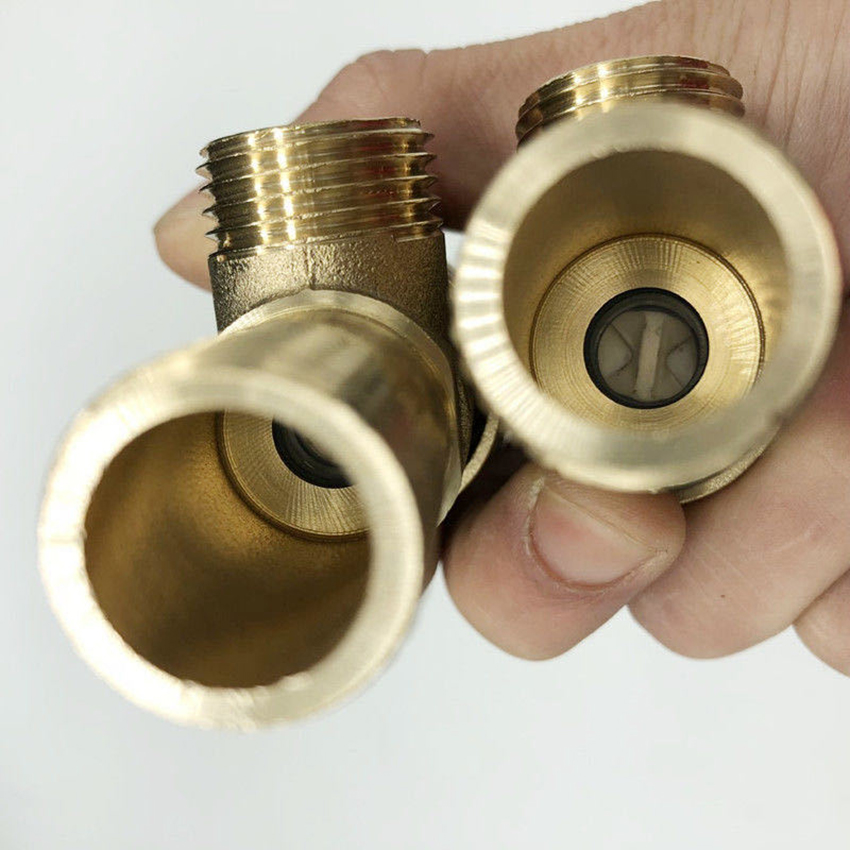 Brass Angle Stop Valve Shut Off Valve G1/2 / Cold Water Switch Valve for Water Sink Bathroom Toilet Kitchen Shower Plumbing