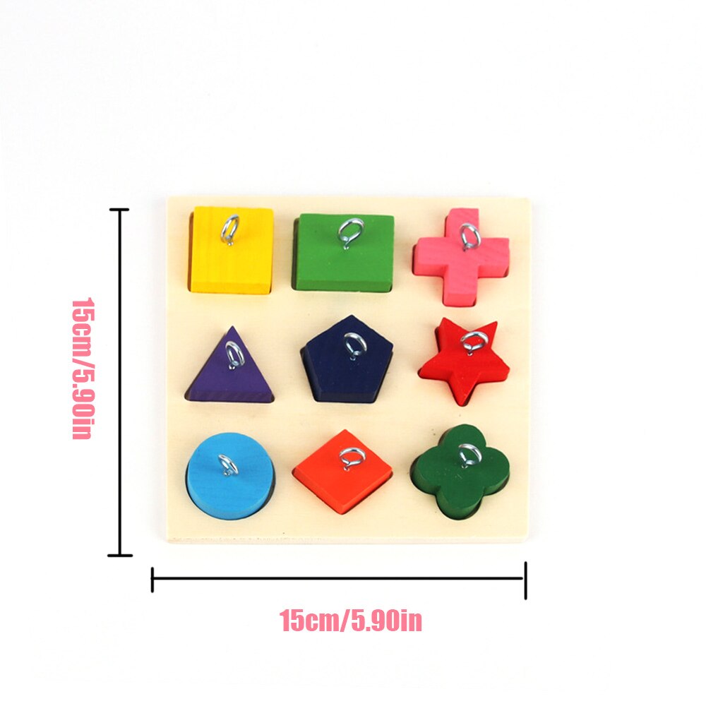 Papegaaien Educatief Houten Speelgoed Kleurrijke Puzzels Stapelen Games Vogel Intellectuele Spelletjes Lbshipping