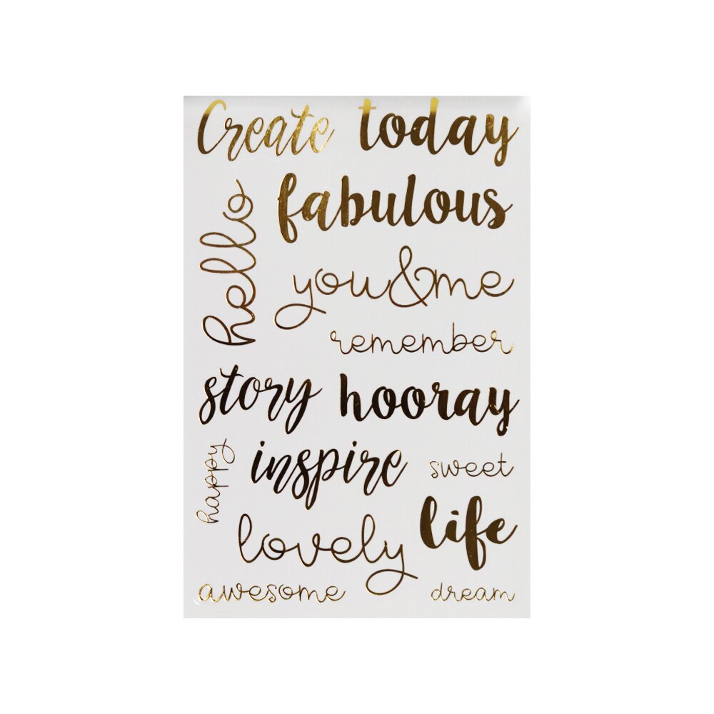 CRZCrafter Foglio di Adesivo Trasparente pad libro per Scrapbooking carta fabbricazione Ufficiale di auto adesivo abbellimenti regalo della decorazione