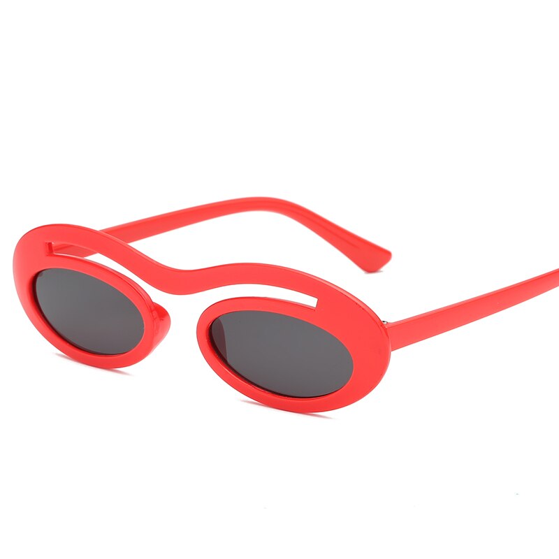 Kleine ovale ronde wandelzonnebril dames merk heren heldere kleur lenzen unisex zonnebril voor dames vrouwelijk  uv400: 12-kd97013-c2
