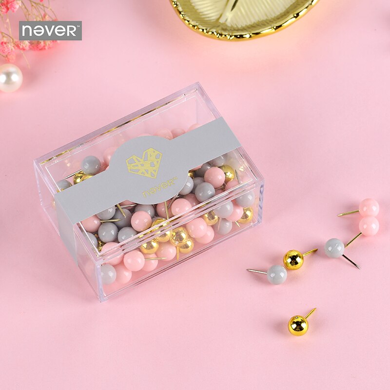 Boule liège agrafe Photo ongles bureau en plastique punaises épingle bureau pouce pointe pouce punaises épingle conseil liège perle tête broches