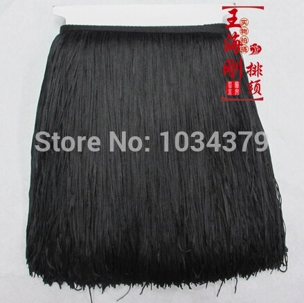 12 kleuren 30 cm Breedte Polyester 10 Yards Latin Dance Apparel Dunne Lijn Fringe Lace Versieringen Rayon DIY Handleiding Accessoires