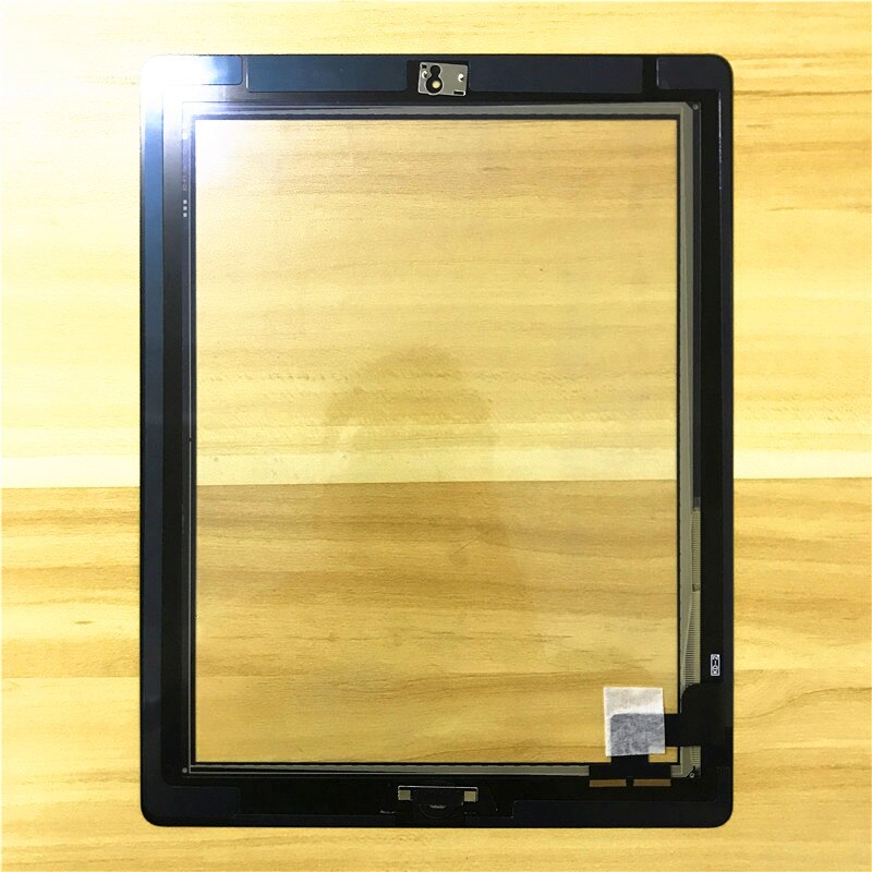 Écran tactile pour iPad 2 / iPad 3 / iPad 4, capteur de verre extérieur, réparation de panneau de remplacement avec bouton d'accueil