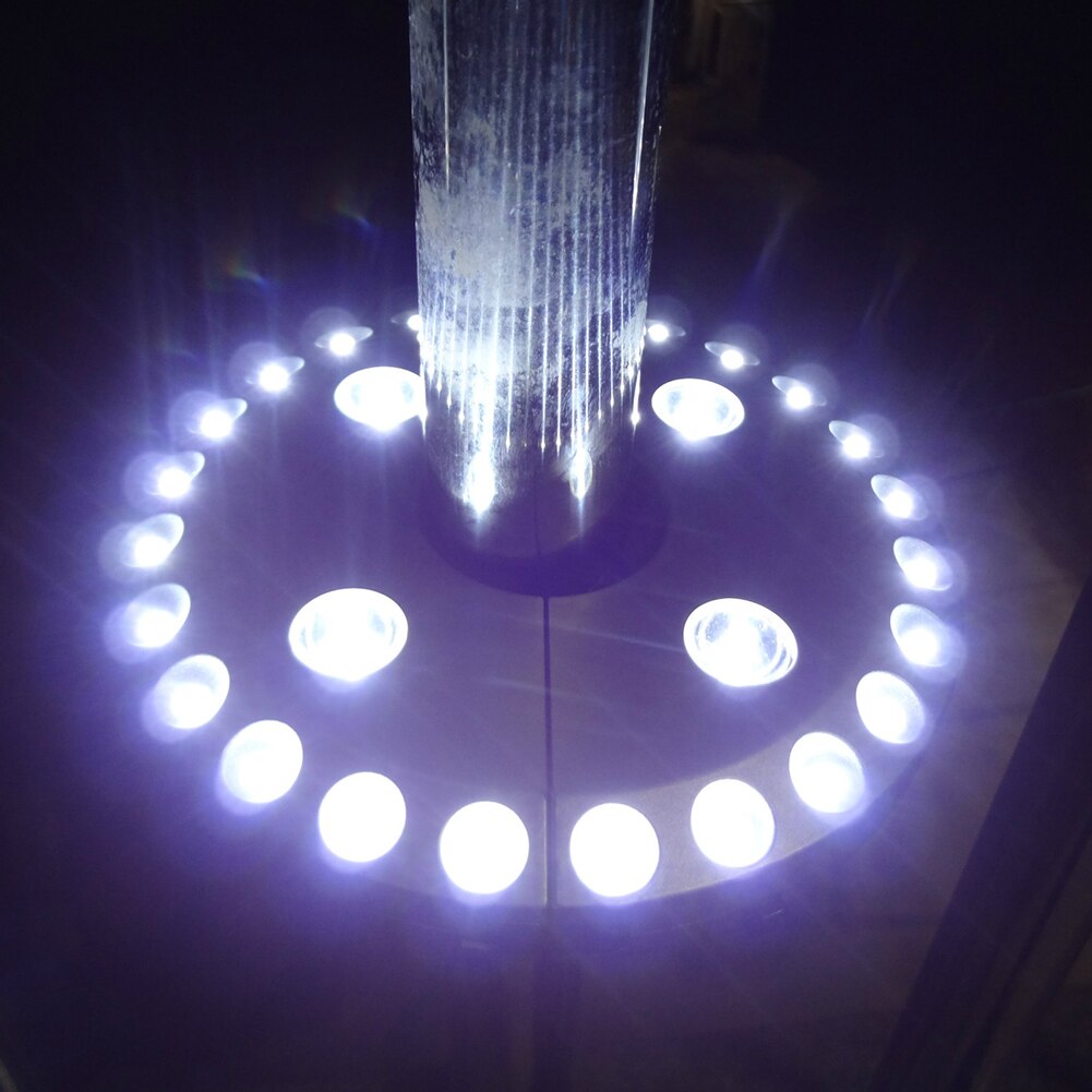 4.5v 0.5w 100 lum 28 leds uteplass paraply lys poltelt telt leir lys plenlampe vanntett hage utendørs belysning