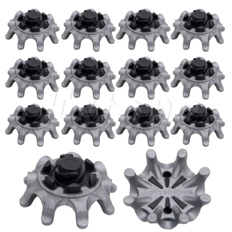 14pcs Replacement Golf Shoe Spikes Pins 1/4 Turn Fast Twist Shoe Spikes Golf Practice Accessories