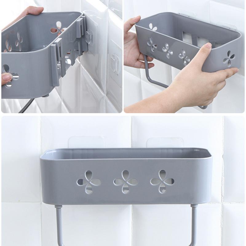 Badkamer-Hardware Mand Opslag Planken Rack Organiz... – Grandado