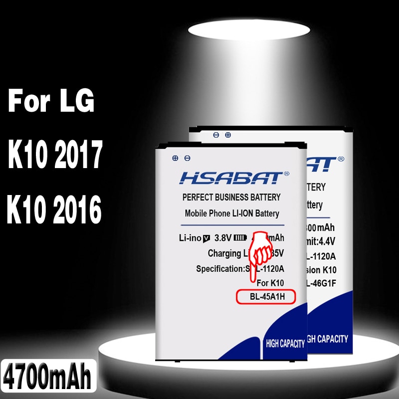 HSABAT Replacement Battery BL-45A1H BL-46G1F for LG K10 K420N K425 K430H K20 Plus