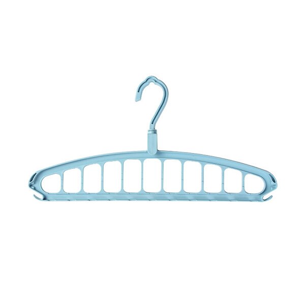 OYOURLIFE Multi-function Magic Clothes Hanger Rotatable Hanger Drying Rack Outdoor Anti-Slip Hangers For Clothes Laundry Rack: Light Blue