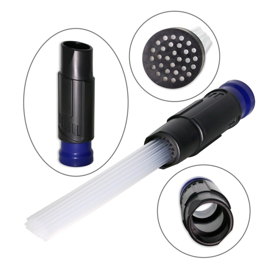 Dust Cleaning Brush Universal Vacuum Attachment Dirt Remover Car Cleaner Head Portable Tools Vac Accessories For Daddy Mom