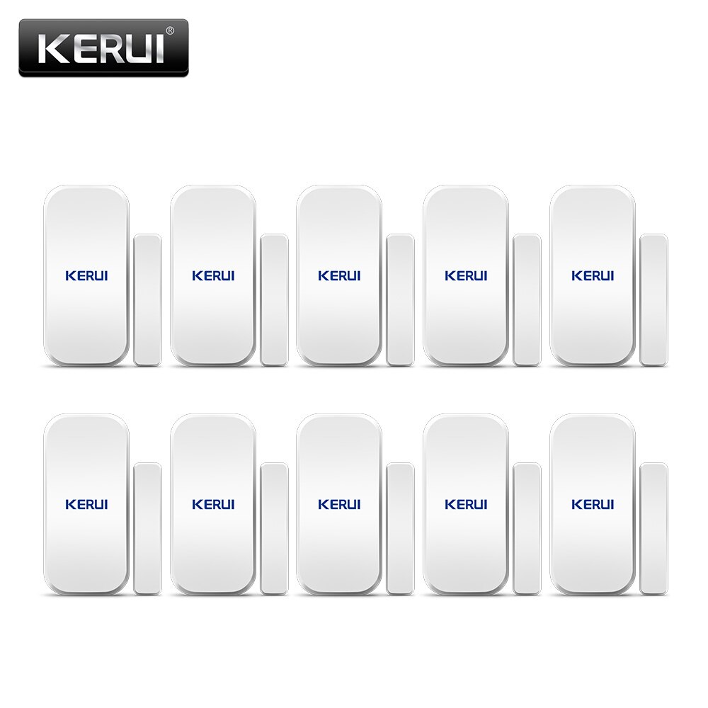 KERUI D025 Wireless Door/Window Sensor Detector For KERUI WIFI GSM Alarm System Home Security Buglar Alarm 433Mhz Door Sensor: 10 sensors