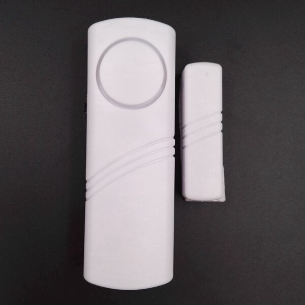 Independent Wood Door Alarm Sensor Window Detector With 90Db Buzzer Burglar Security Alarm System AAA Battery: Default Title