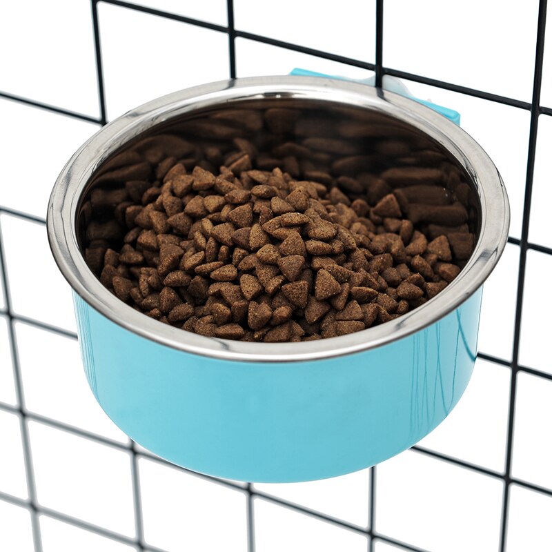 Gamelle pour chat hoopet suspendue pour chien, cage pour chat, mangeoire pour chiot, chaton, gamelles pour nourriture et eau pour animaux de compagnie, mangeoires pour chiens, fournitures pour animaux de compagnie