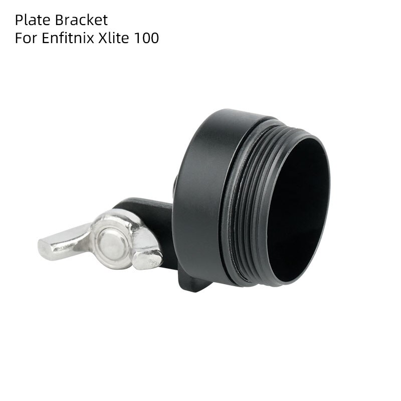 Enfitnix – support de feu arrière de vélo Xlite-100, support d'adaptateur, tige de selle en option, montage sur plaque de selle: Plate Bracke