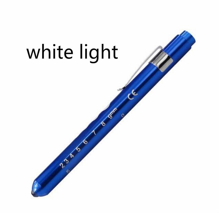 Portable LED Flashlight Work Light First Aid Pen Light Torch Lamp With Pupil Gauge Measurements Nurse Diagnosis: Green