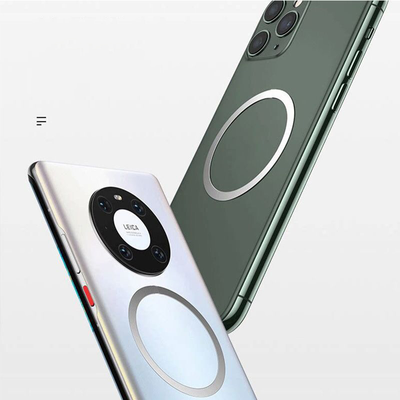 2025 Nowy metalowy pierścień na telefon do bezprzewodowego ładowania Magsafe Naklejka na żelazko Uchwyt samochodowy na telefon Żelazna naszywka na iPhone 16 15 14