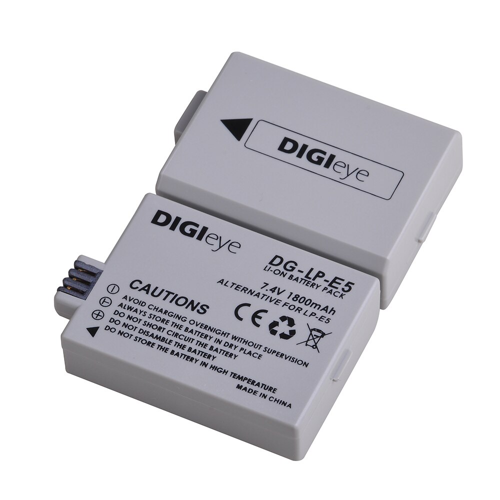 LP-E5 LPE5 Battery&amp;LED Dual Charger for Canon EOS Rebel XS, Rebel T1i, Rebel XSi, 1000D, 500D, 450D, Kiss X3, X2, F