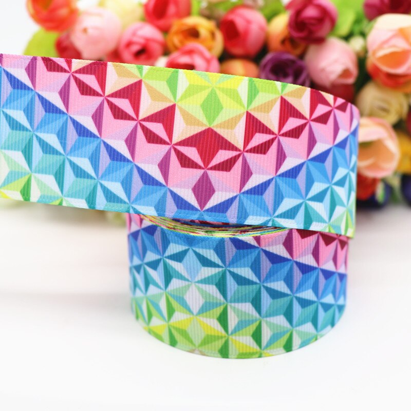 10 Yards 1.5 ''(38Mm) Cake, regenboog Gedrukt Grosgrain Linten Voor Haar Strikken Diy Handgemaakte Materialen Y19082302: 16