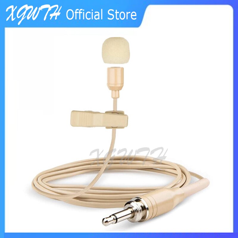 Lavalier-kondensatormikrofon, omnidirektional, ansteckmikrofon für taschensender, 3.5mm mono-stecker (männlich)