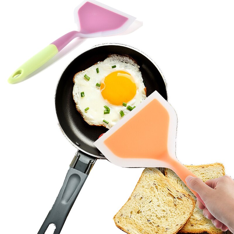 Siliconen Lepel Kleine Koekenpan Schop Lepel Spatel Non-stick Koken Spatels Pizza Keukengerei Keukengerei Schop