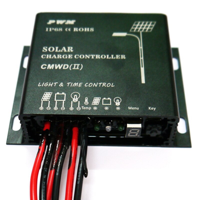 10A Solar Street Lamp Controller IP68 Waterproof 12V/24V Voltage Intelligent Charging Timing Controller