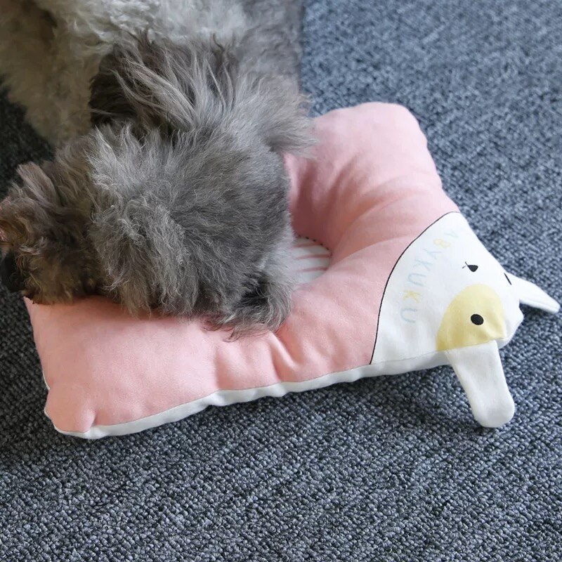 Husdjur kudde katt och hund sovkuddar speciella kuddar nallebjörn pomeranian hundar sällskapsdjur tillbehör hundmatta valp: Rosa hund