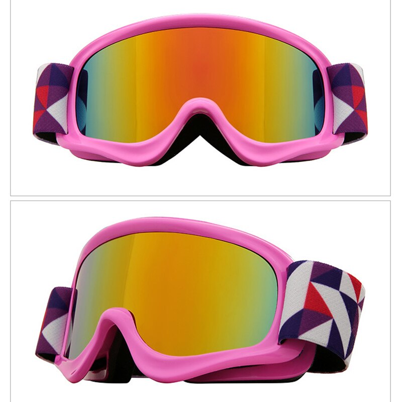 Barnskidglasögon dubbla lager linser imfria pojkar flickor 3-12 år barn skidglasögon vintersport snö snowboardglasögon
