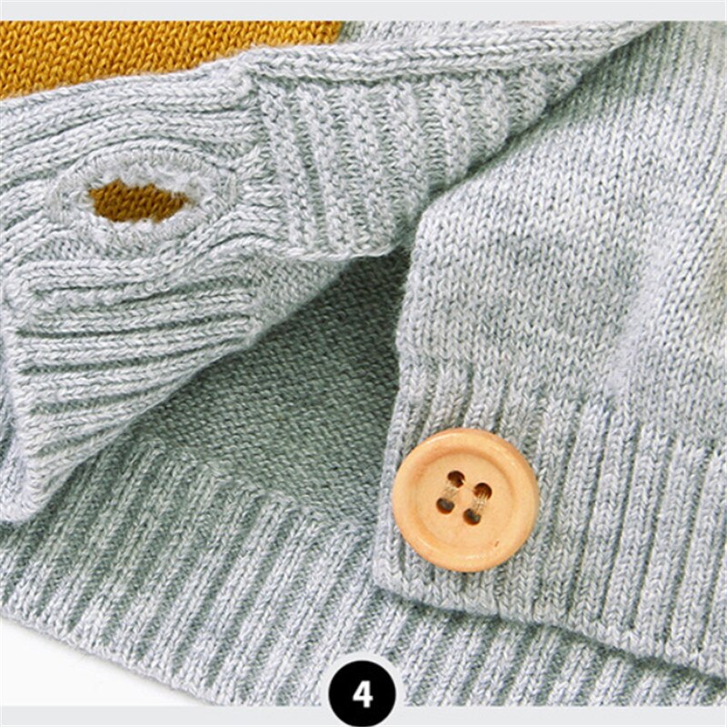 herbst winter Kinder jungen mädchen Unisex Bluse Stricken Top Mantel Rundhals Lange-Sleeve Casual Cartoon Hund Hedgehog gedruckt