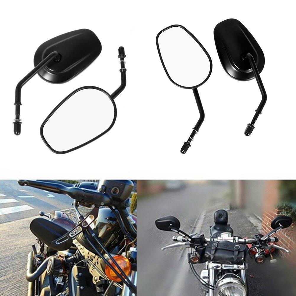 FOVPLUE Handlebar Mount Mirrors, Motorcycle Rearview Mirrors For
