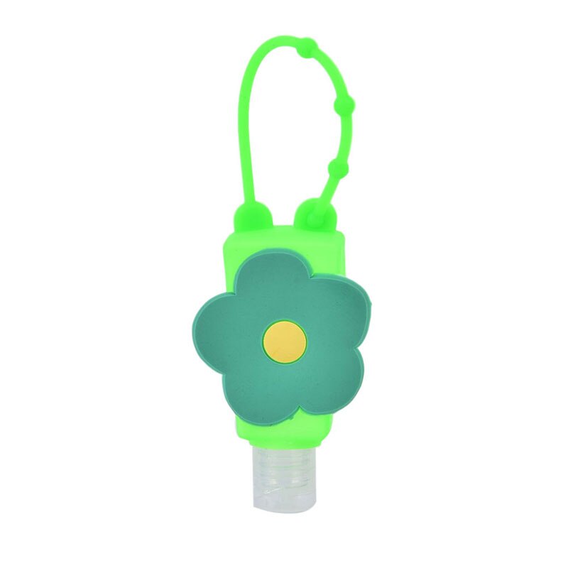 Cartoon Silicone Mini Hand Sanitizer Holder Travel Outdoor Safe Gel Holder Hangable Liquid Soap Dispenser Containers For Kids: D