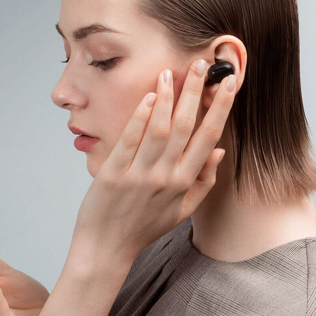 Original Xiaomi MI Redmi AirDots Drahtlose Bluetooth Kopfhörer TWS Echte Stereo Bluetooth 5,0 Mini Headset Mit Mic Ohrhörer