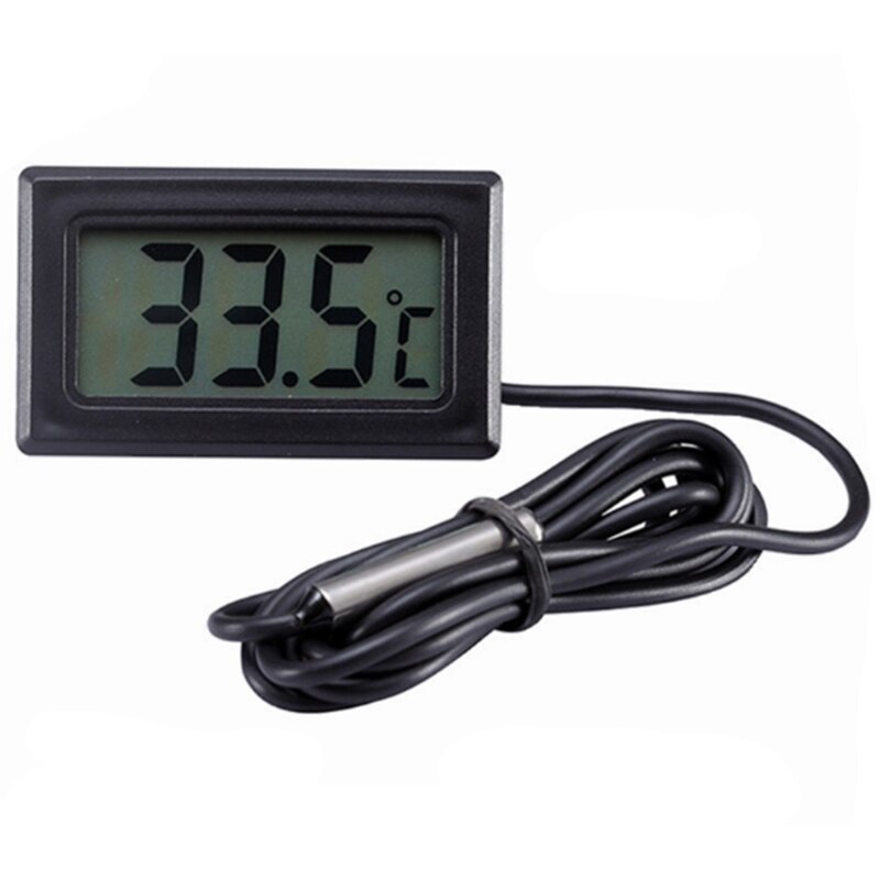 Digital Temperature Meter Thermometer Fahrenheit Celsius Display High Accuracy L5YE: 5AC300107-BK