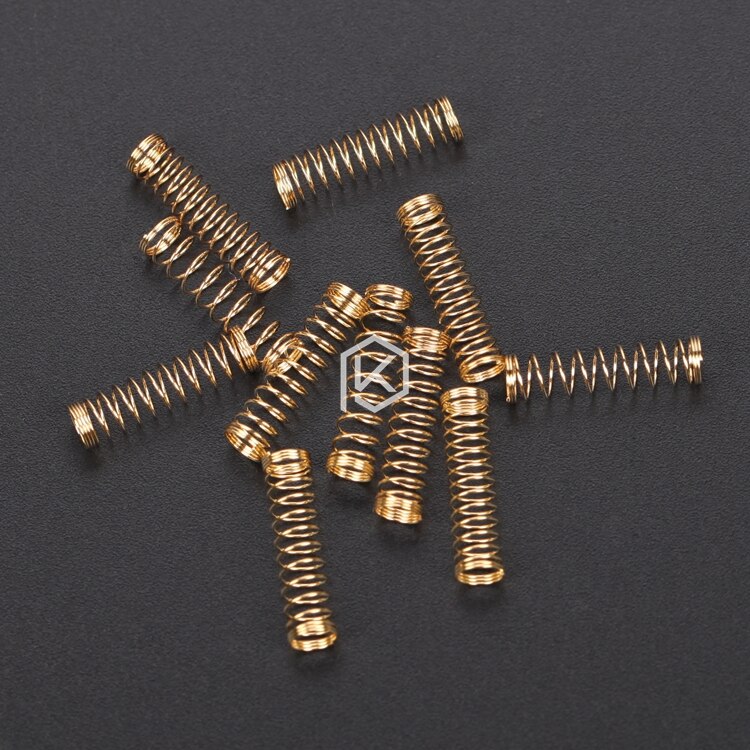switch spring gold plating spring 35g 45g 60g 62g 67g 80g 150g Custom Cherry MX Gold-Plated Cherry MX compatible
