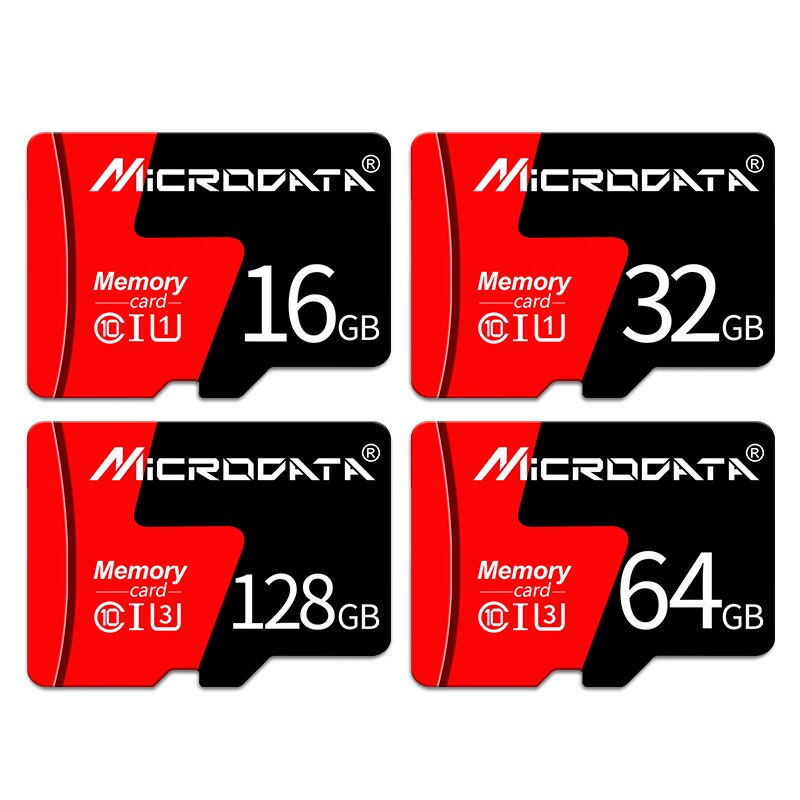32gb micro sd-kaart 8gb 16gb tf-kaart klasse 10 64gb 128gb geheugenkaart geheugenkaart flash usb-stick met gratis adapter