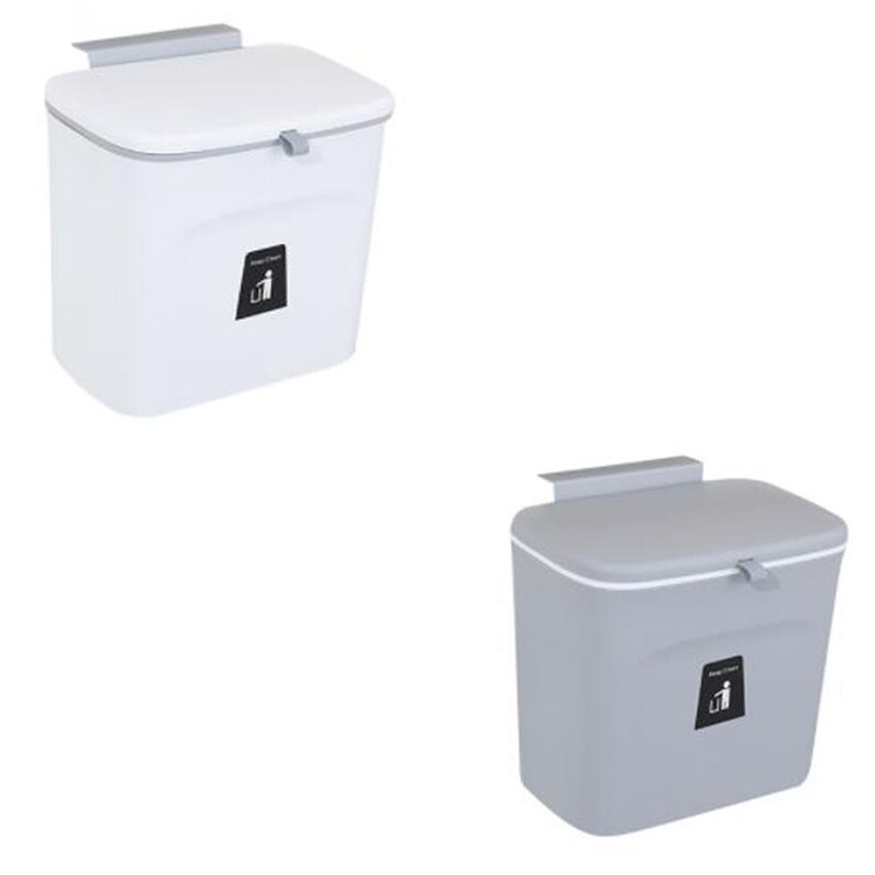 Kitchen Trash Can,Waste Bin/Garbage Cans/Recycle Rubbish Bin For Kitchen,Dustbin Garbage Bin/Trash Bin,7L