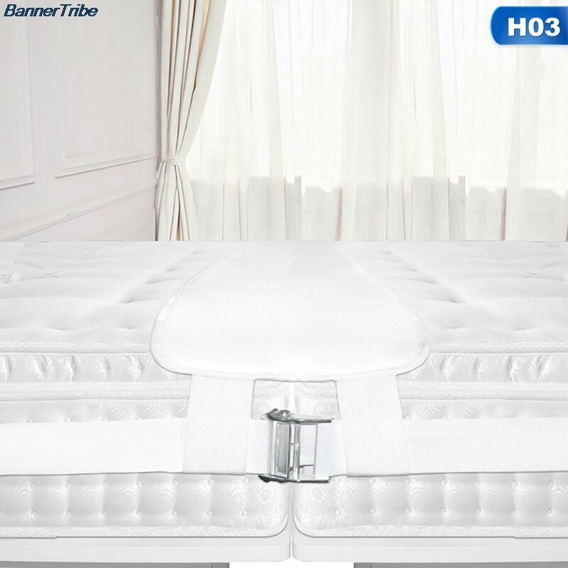 Bed Bridge Mattress Connector Bed Seam Plug Adjustable Mattress Connector For Bed BedspaceFiller Twin Bed Connector: H03