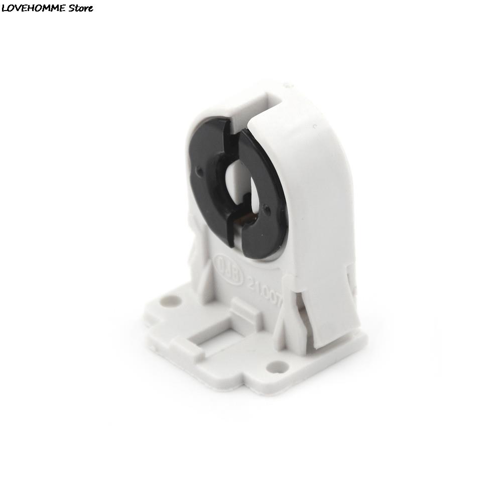 Soporte de plástico para lámpara LED, Base de luz fluorescente, forT8 G13, T8, AC100-250V