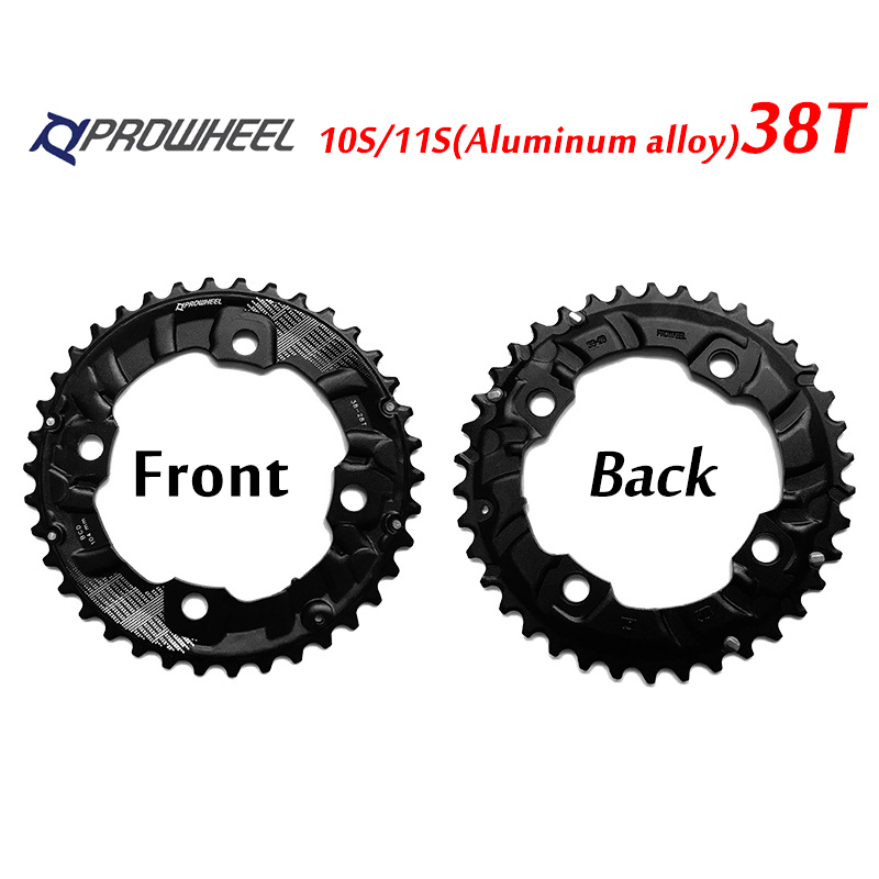 Prowheel Mtb 64/104BCD Dubbel Kettingblad 2*10/11 Speed Fietsketting Ring 26T 28T 36T 38T Mountainbike Kettingwiel Mtb Crankstel